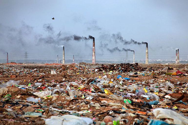 Загрязненная экология 