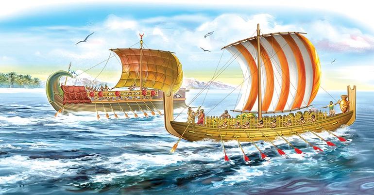 Финикийцы были искусными мореплавателями и судостроителями,