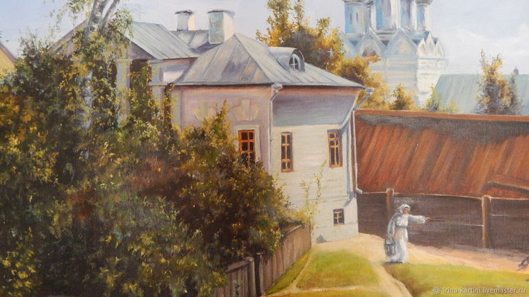 Описание картины московский дворик