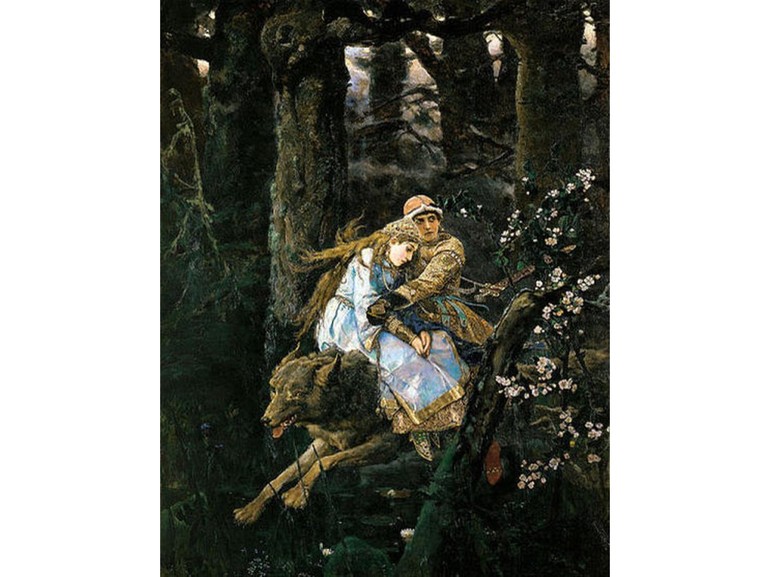  картина васнецова иван царевич на сером волке