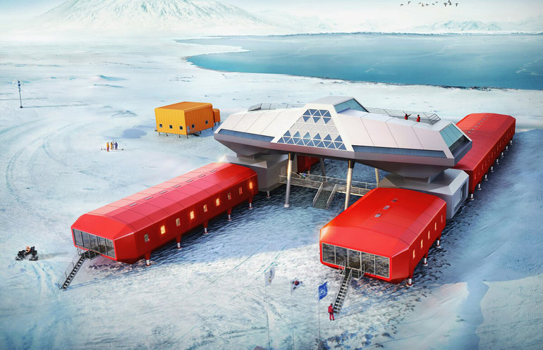 Полярные станции в антарктиде
