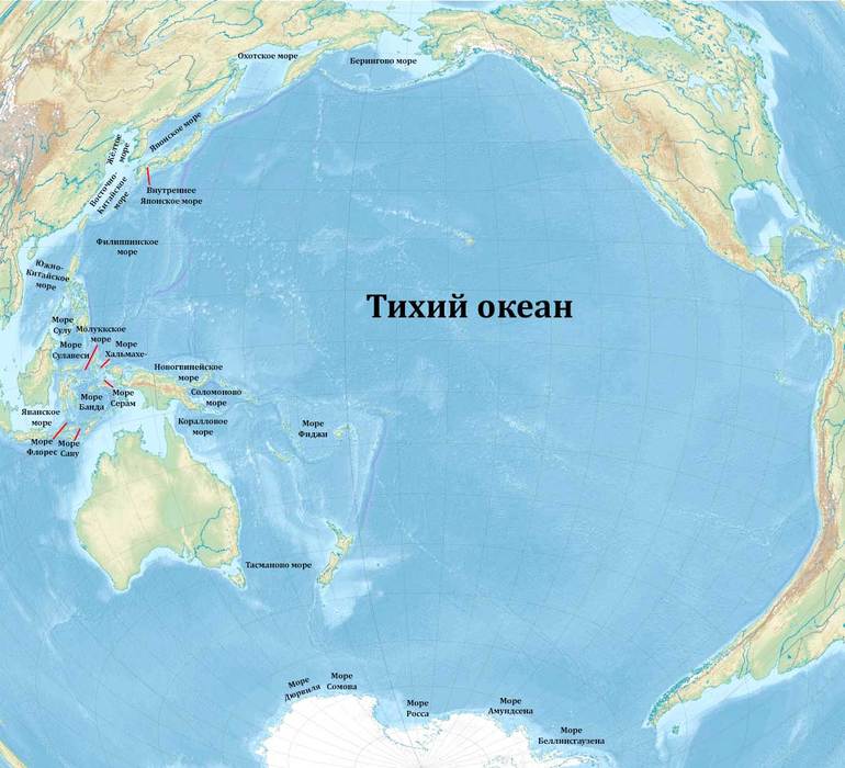 Какой океан на дальнем востоке: дальневосточные моря