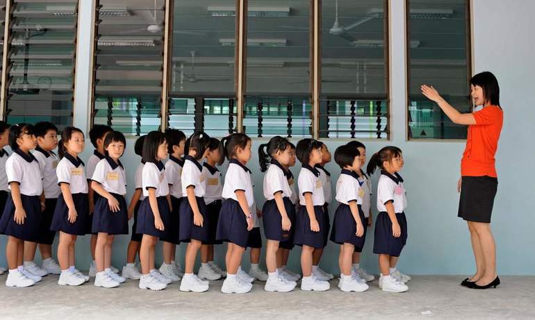 Младшая школа в корее 