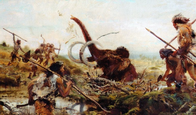 Охота древних людей