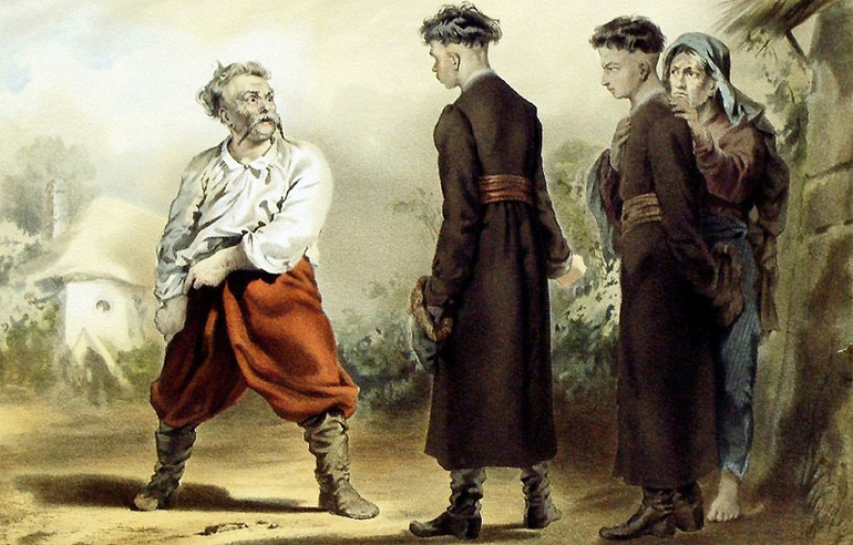 Тарас Бульба и его сыновья