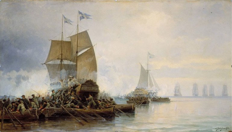 Морские сражения северная война