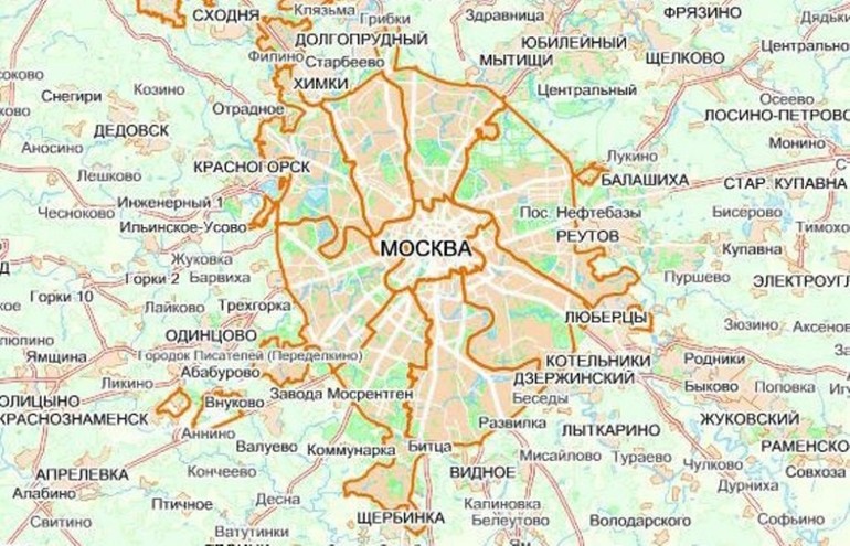 География москвы 