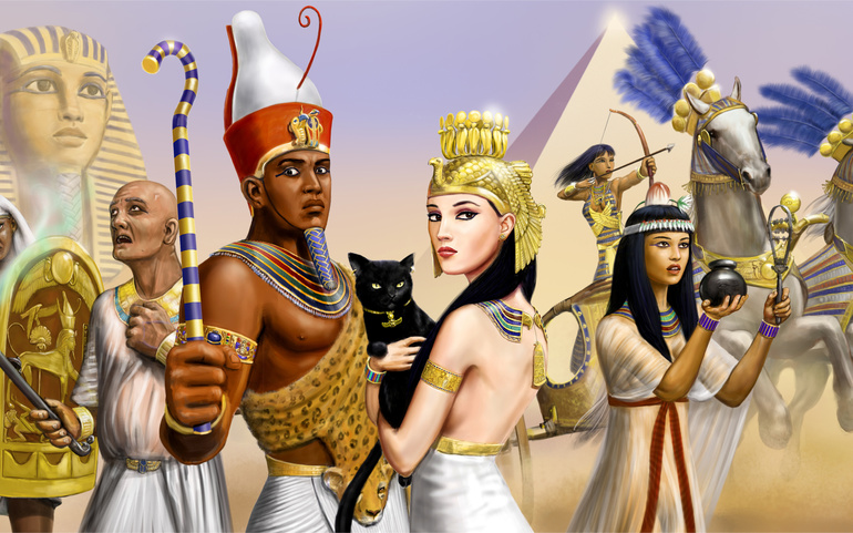 В Египте фараоны 