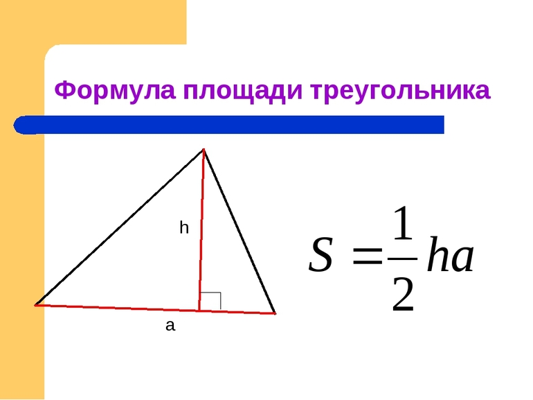 Площадь треугольника через радиус описанной окружности 