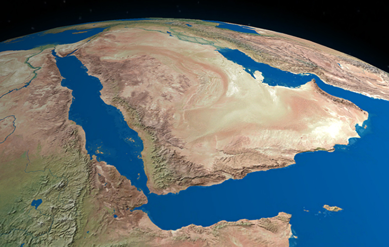 Постепенно от континента отделяется Аравийский полуостров
