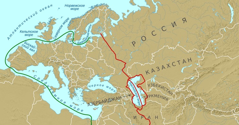 Коридор Транскаспийский через российские порты Махачкала, Оля и Астрахань