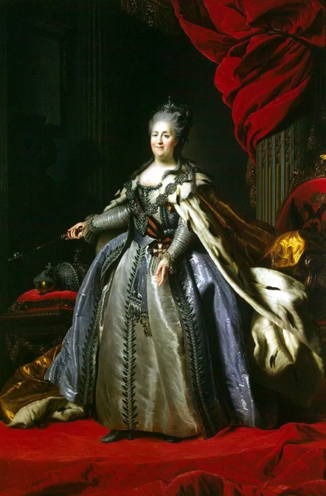 «Портрет Екатерины II». Ф.С. Рокотов. 1763 год