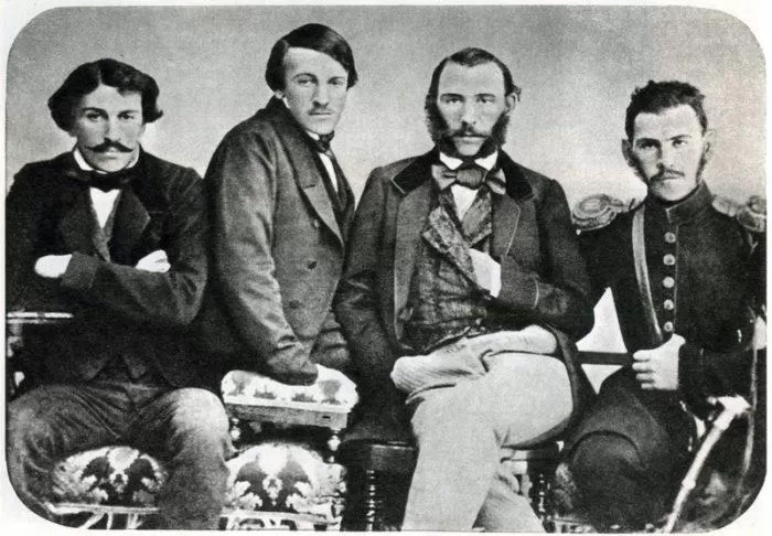 Братья Толстые Сергей, Николай, Дмитрий, Лев