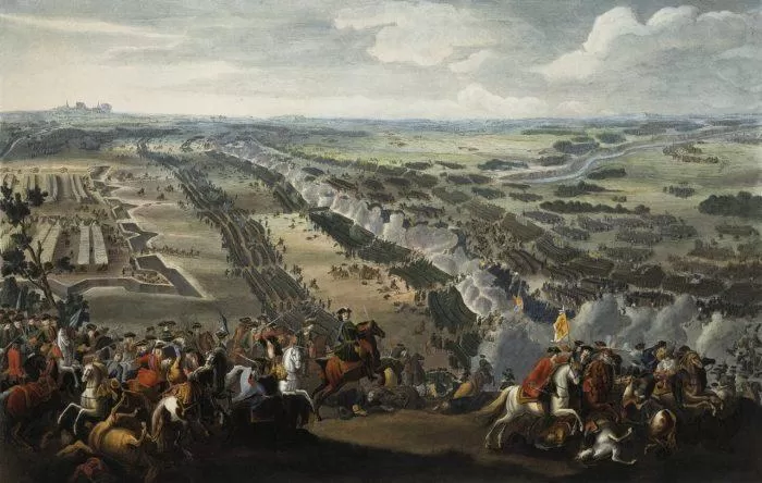 Рис. 3. «Полтавская битва», Денис Мартен. 1726 год