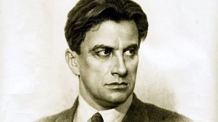 Рис. 1. Владимир Маяковский студийная фотография
