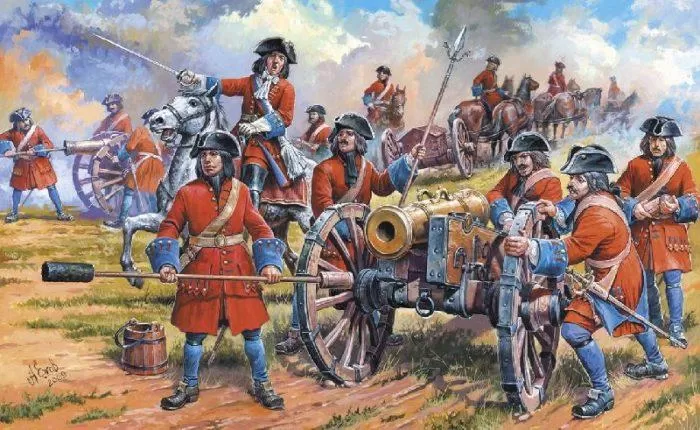 Рис. 4. Армия времен правления Петра Великого.
