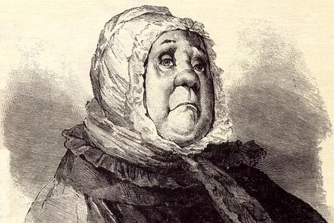Рис. 1. Настасья Петровна Коробочка. В. Е. Маковский, 1901 год