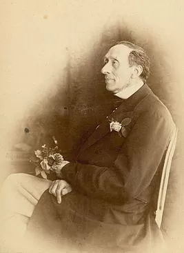 Рис. 1. Ганс Христиан Андерсен. Фото 30 июня 1870 года