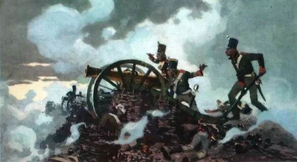 Рис. 6. Батарея Тушина. Алексей Николаев
