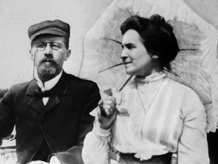 Рис. 5. Антон Чехов с супругой Ольгой Книппер