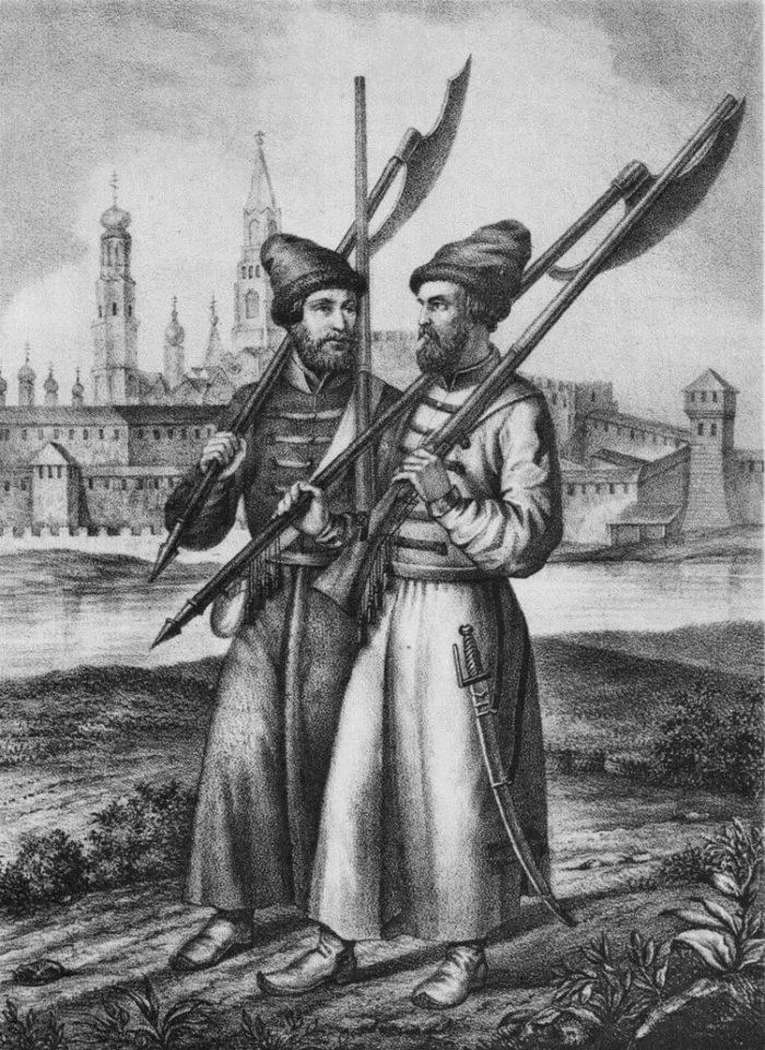 Рис. 6. Рядовые стрельцы в 1674 году