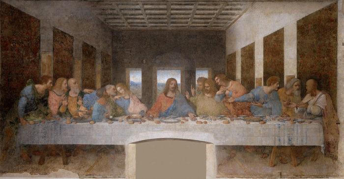Рис. 1. «Тайная вечеря». Леонардо да Винчи. 1498 год