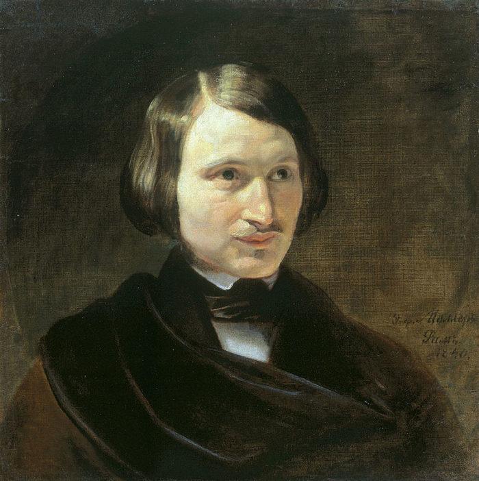 Рис. 1. Николай Гоголь. автор Ф. А. Моллер. 1840 год
