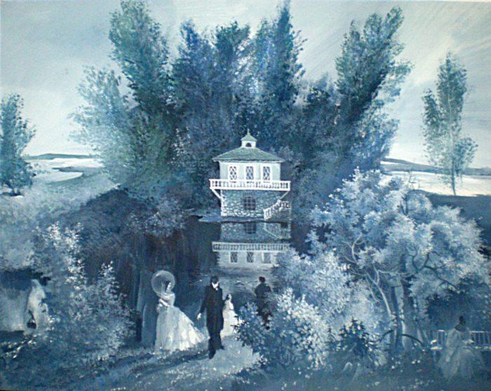 Рис. 3. «После бала» эскиз к иллюстрации В.Кожевниковой