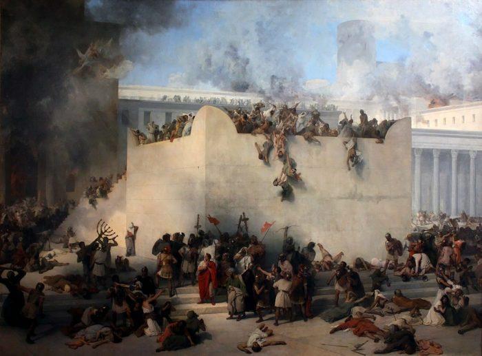 Рис. 4. "Разрушение иерусалимского Храма". Ф. Хайеса. 1867 год