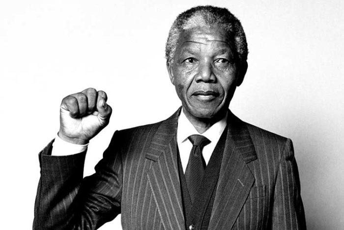 Рис. 1. Нельсон Мандела - активист в борьбе за права человека в период существования апартеида