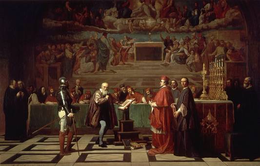 Рис. 4. Галилей перед судом инквизиции. Жозеф-Николя Робер-Флери. 1847 год
