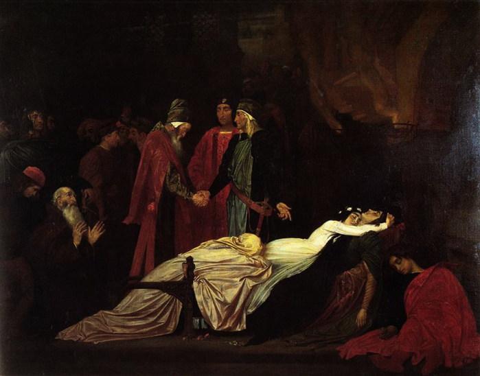 Рис. 3. Примирение Монтекки и Капулетти. Автор Frederick Leighton