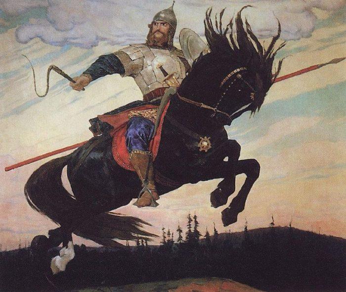 Рис. 4. «Богатырский скок». Виктор Васнецов. 1914 год