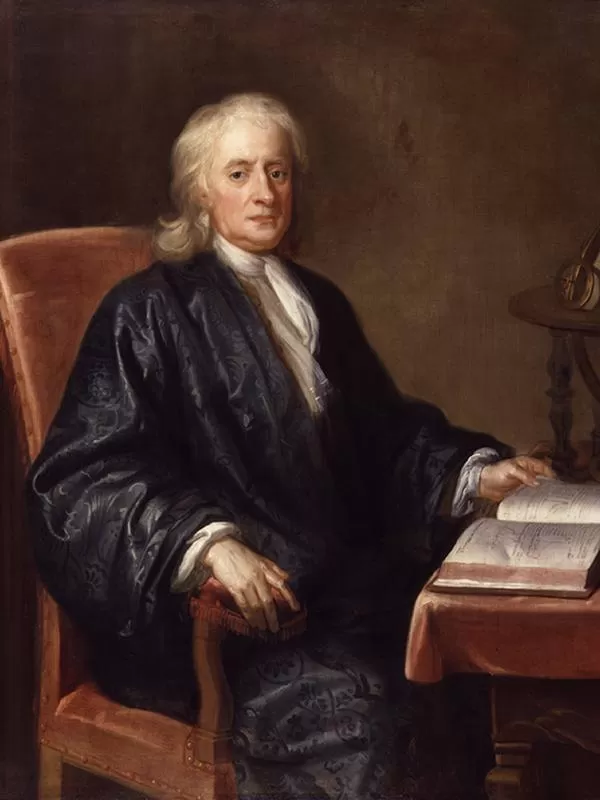 Рис. 4. Исаак Ньютон. Е. Симен. 1726 год