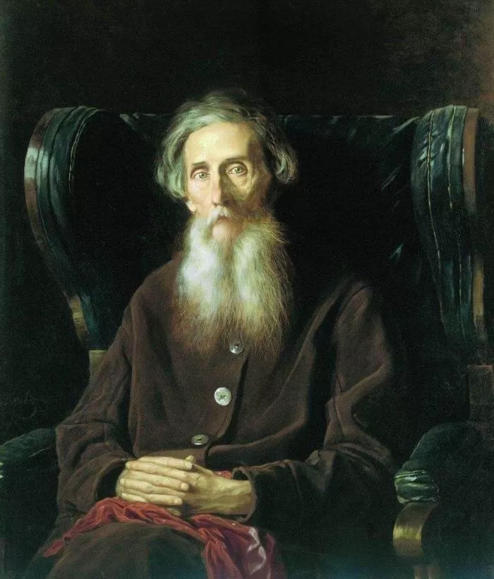 Рис. 1. Владимир Иванович Даль. Портрет кисти В. Перова. 1872 год
