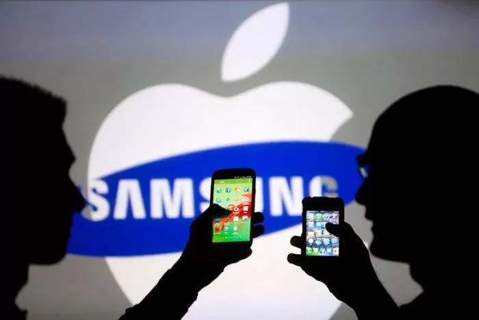 Рис. 1. Конкуренция брендов Apple и Samsung