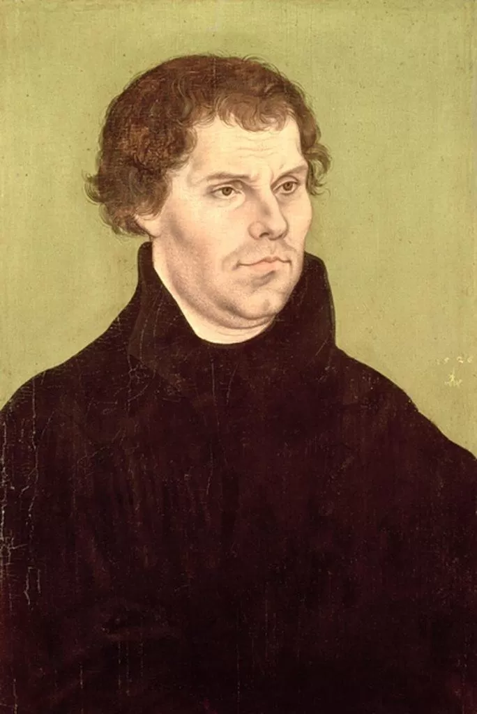 Рис. 1. Мартин Лютер. Портрет работы Лукаса Кранаха Старшего. 1526 год