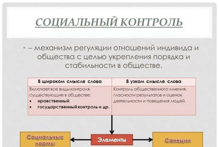 Рис. 1. Социальный контроль