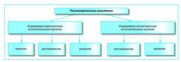 Рис. 3. Распорядительные документы