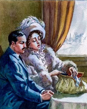 Рис. 2. Иллюстрация к рассказу Кавказ И. А. Бунина