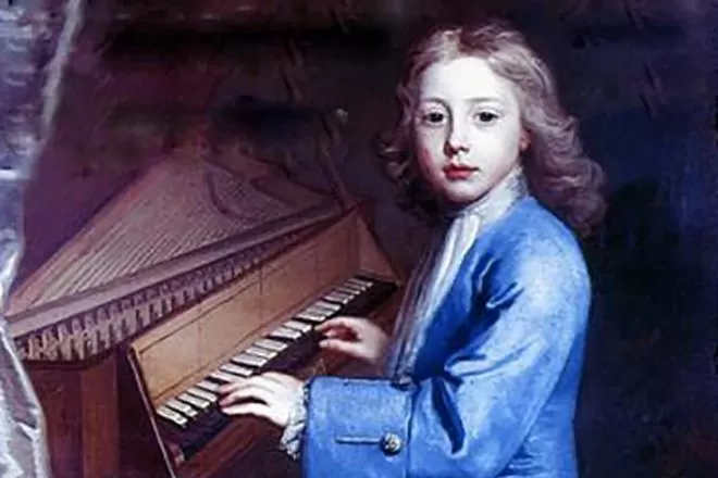 Рис. 2. Иоганн Себастьян Бах в детстве