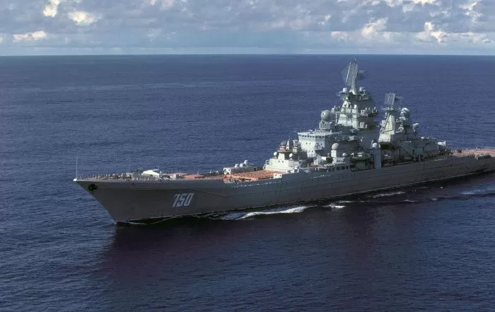 Рис. 2. Тяжелые атомные крейсеры проекта 1144 «Орлан»