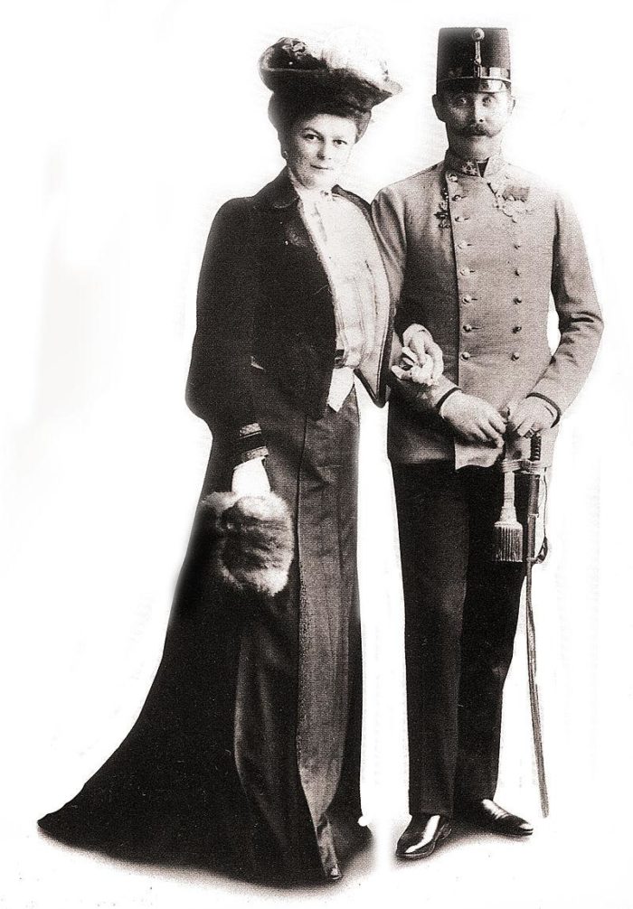 Рис. 2. Франц Фердинанд и его жена София Хотек