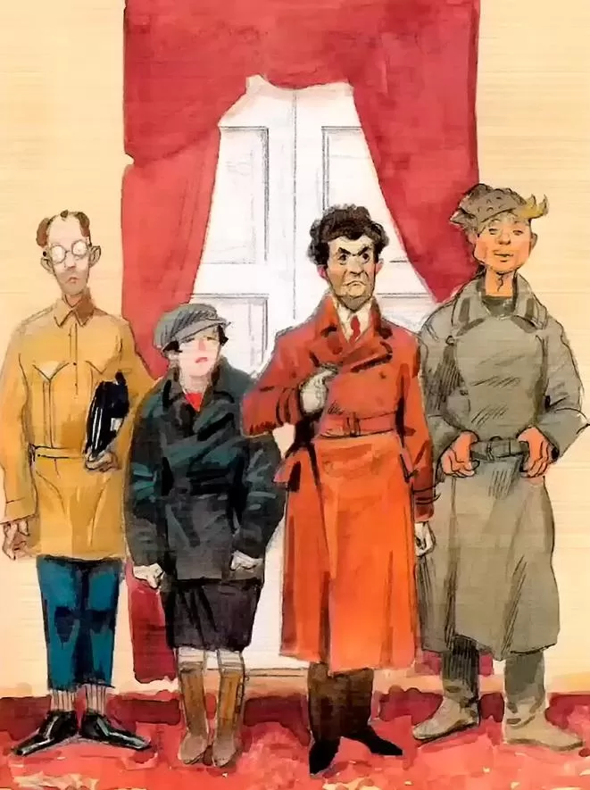 Рис. 3. Иллюстрации к «Собачьему сердцу». Анатолий Иткин