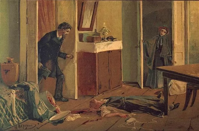 Рис. 4. Иллюстрация к «Преступлению и наказанию». Н. Н. Каразин