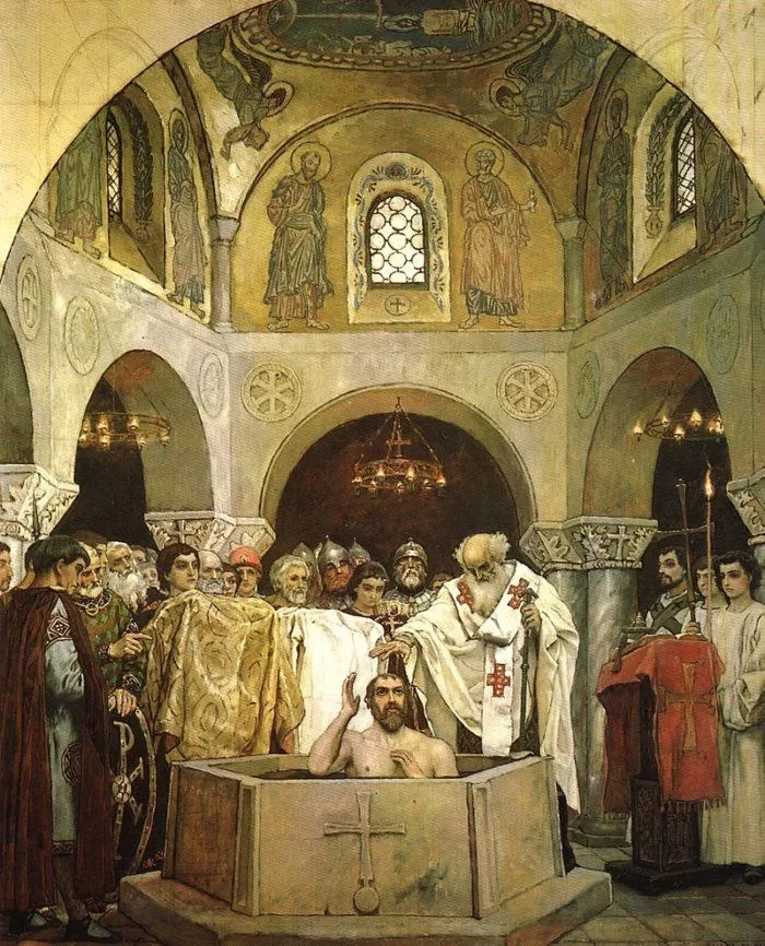 Рис. 3. Крещение святого князя Владимира. Эскиз