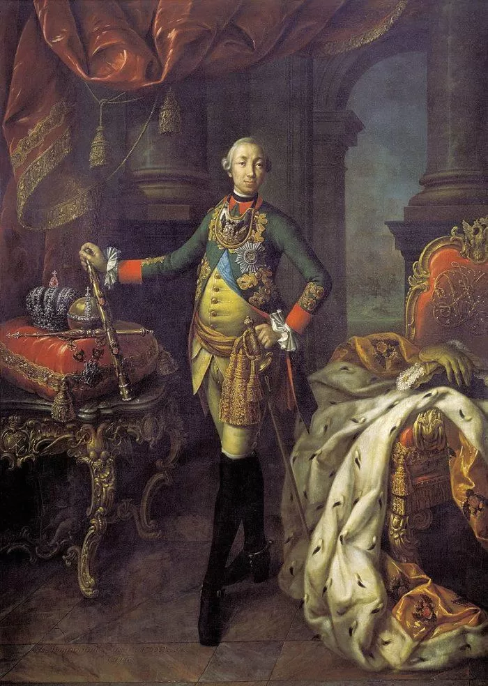 Рис. 3. Петр III. Художник А. П. Антропов. 1762 год
