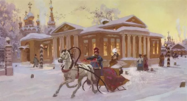 Рис. 4. "Война и мир". Иллюстрация А.В.Николаева