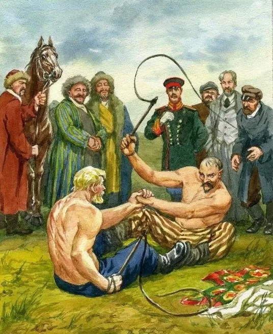 Рис. 4. Иллюстрации к повести Очарованный странник. Автор Н. Леонова