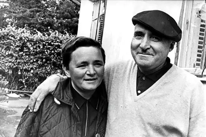 Рис. 4. Константин Симонов и жена Лариса Жадова